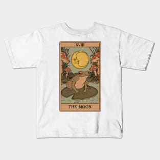 The Moon - Frogs Tarot Kids T-Shirt